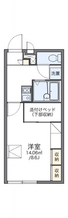 レオパレスしらとりの物件間取画像